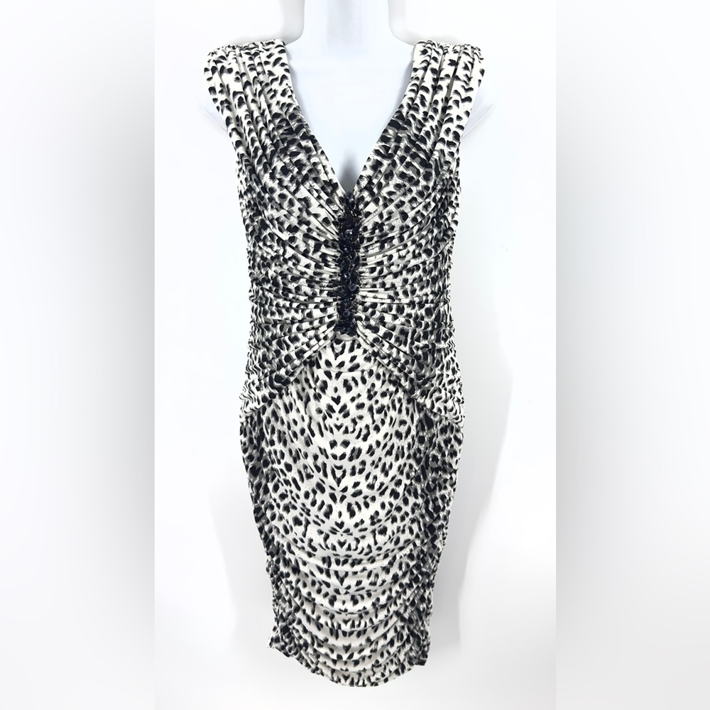 Tadashi Shoji Dress Womens XS Cocktail Party Formal Stretch Glam Old Money